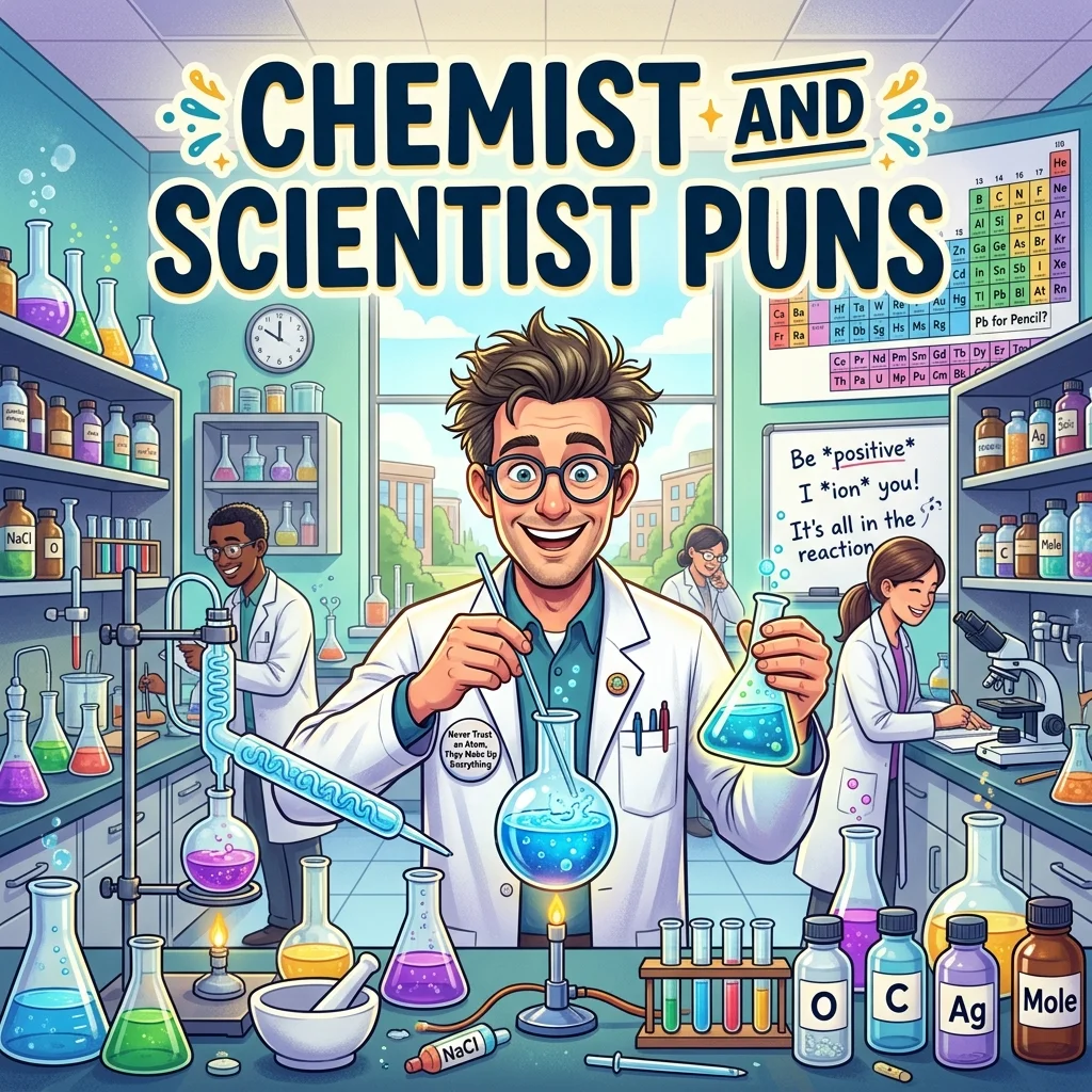 🧪 Chemist and Scientist Puns