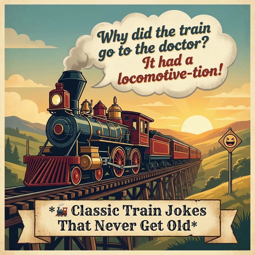 π Classic Train Jokes That Never Get Old