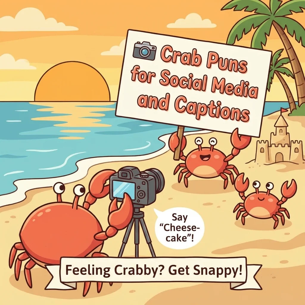 πΈ Crab Puns for Social Media and Captions