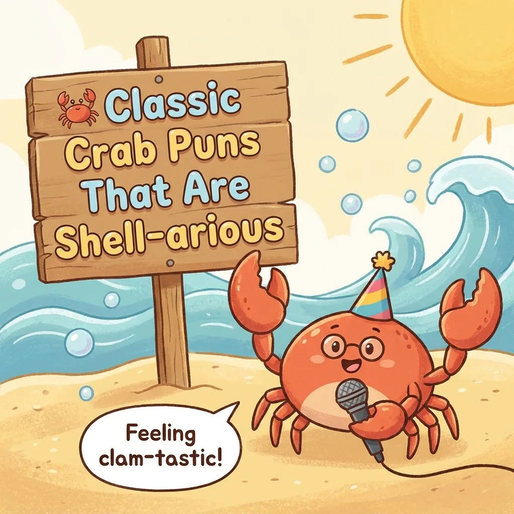 π¦ Classic Crab Puns That Are Shell-arious