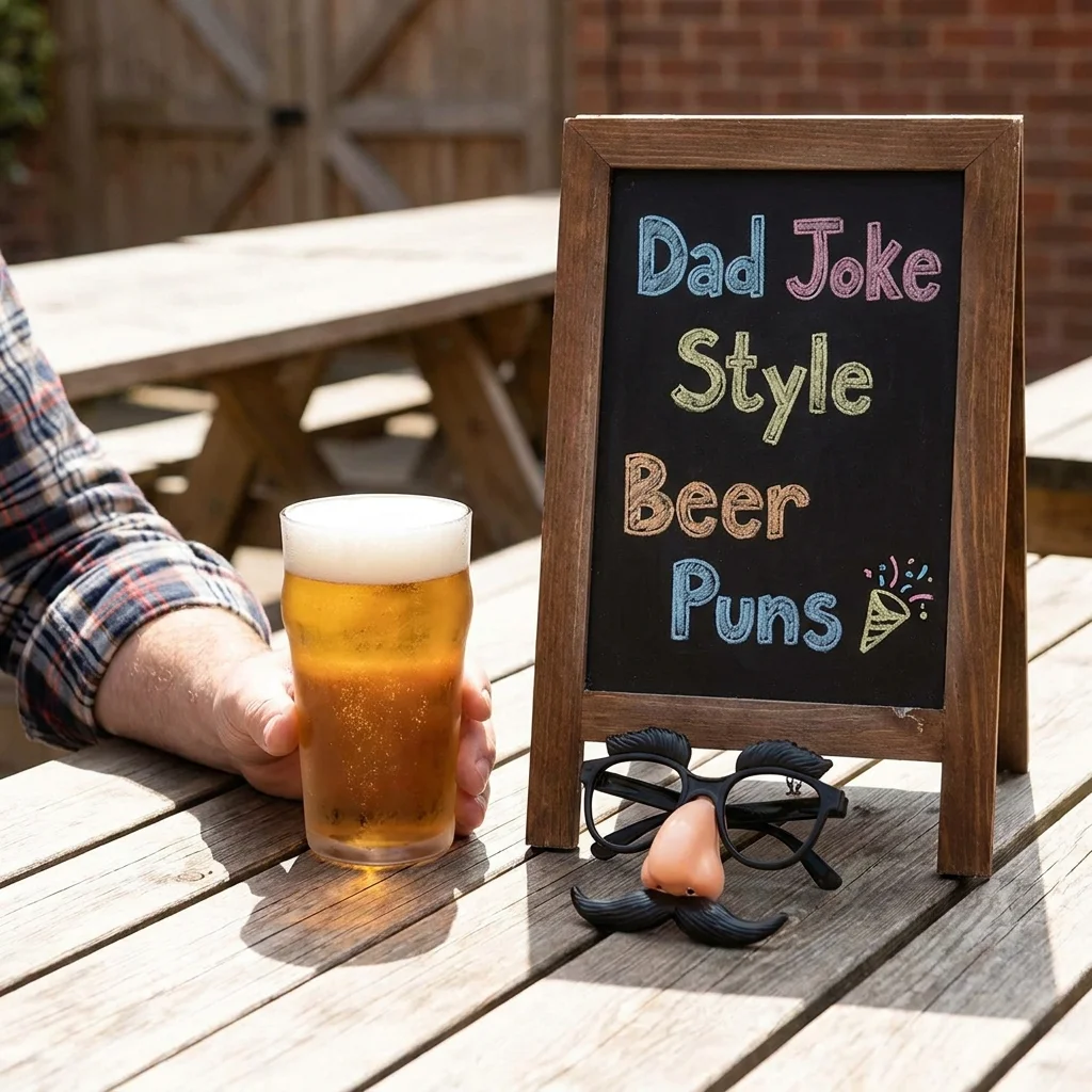 Dad Joke Style Beer Puns 🎉