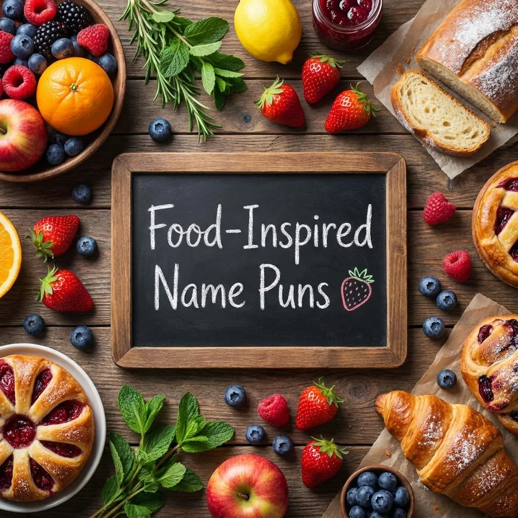 Food-Inspired Name Puns 🍓