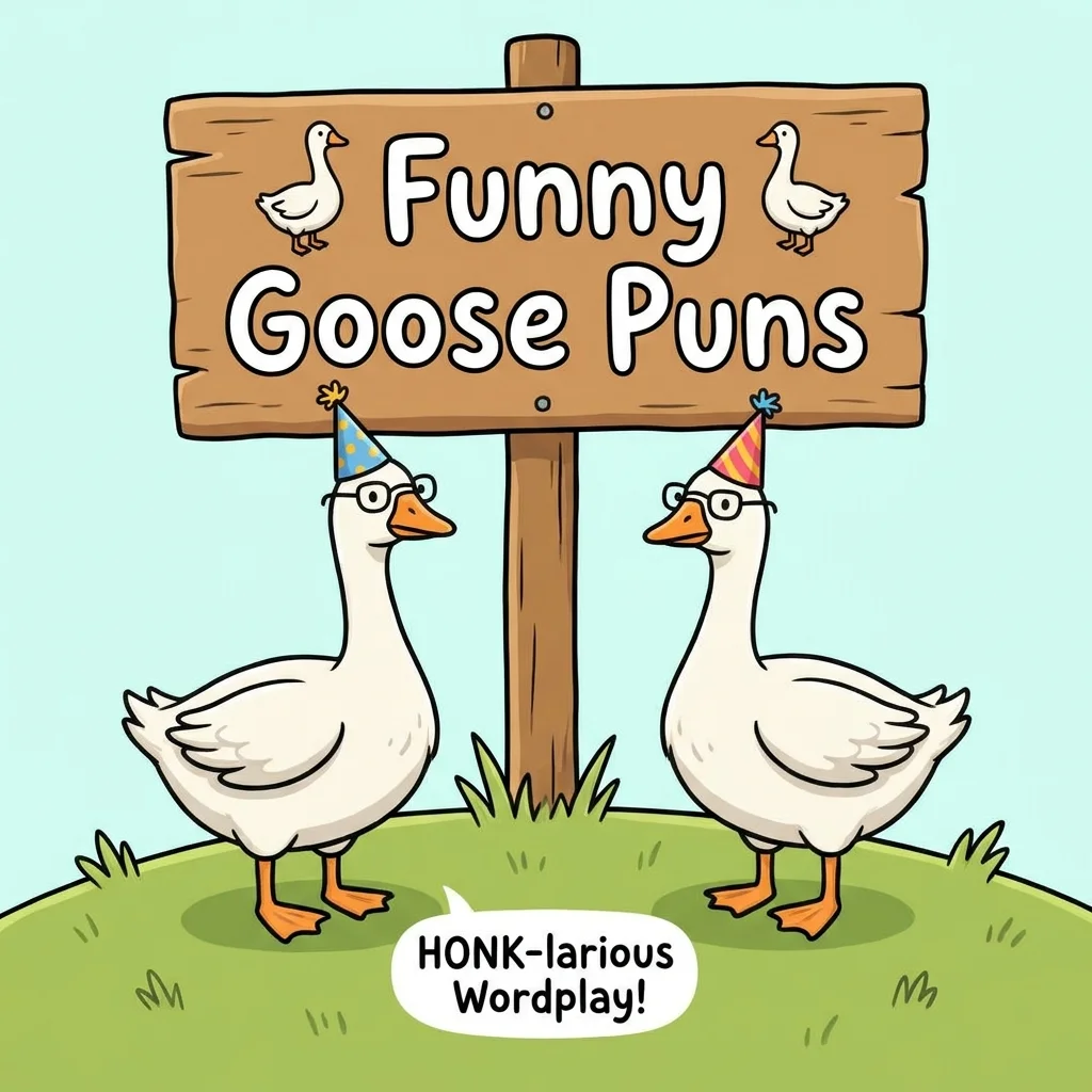 🪿 Funny Goose Puns
