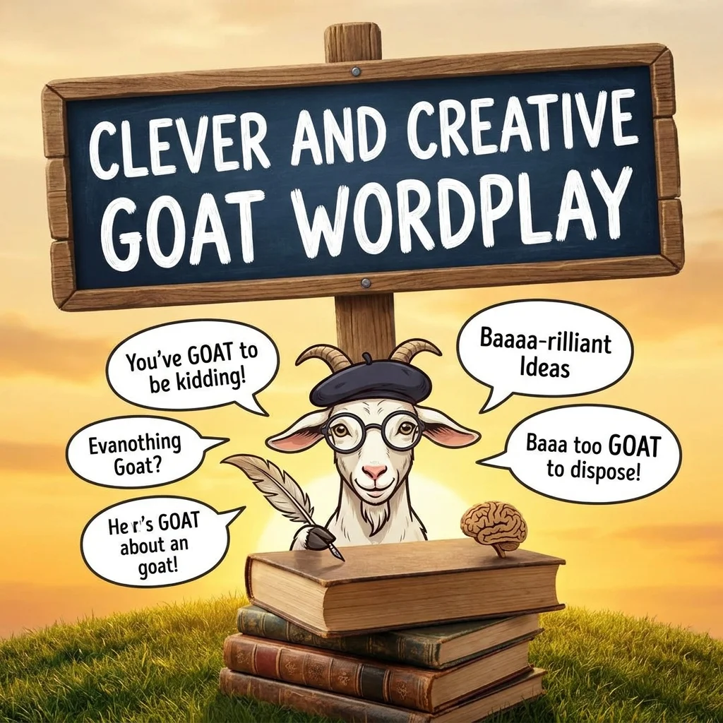 π§ Clever and Creative Goat Wordplay
