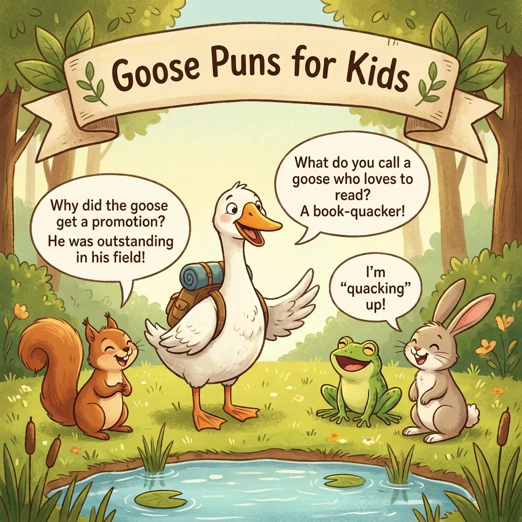 🌿 Goose Puns for Kids
