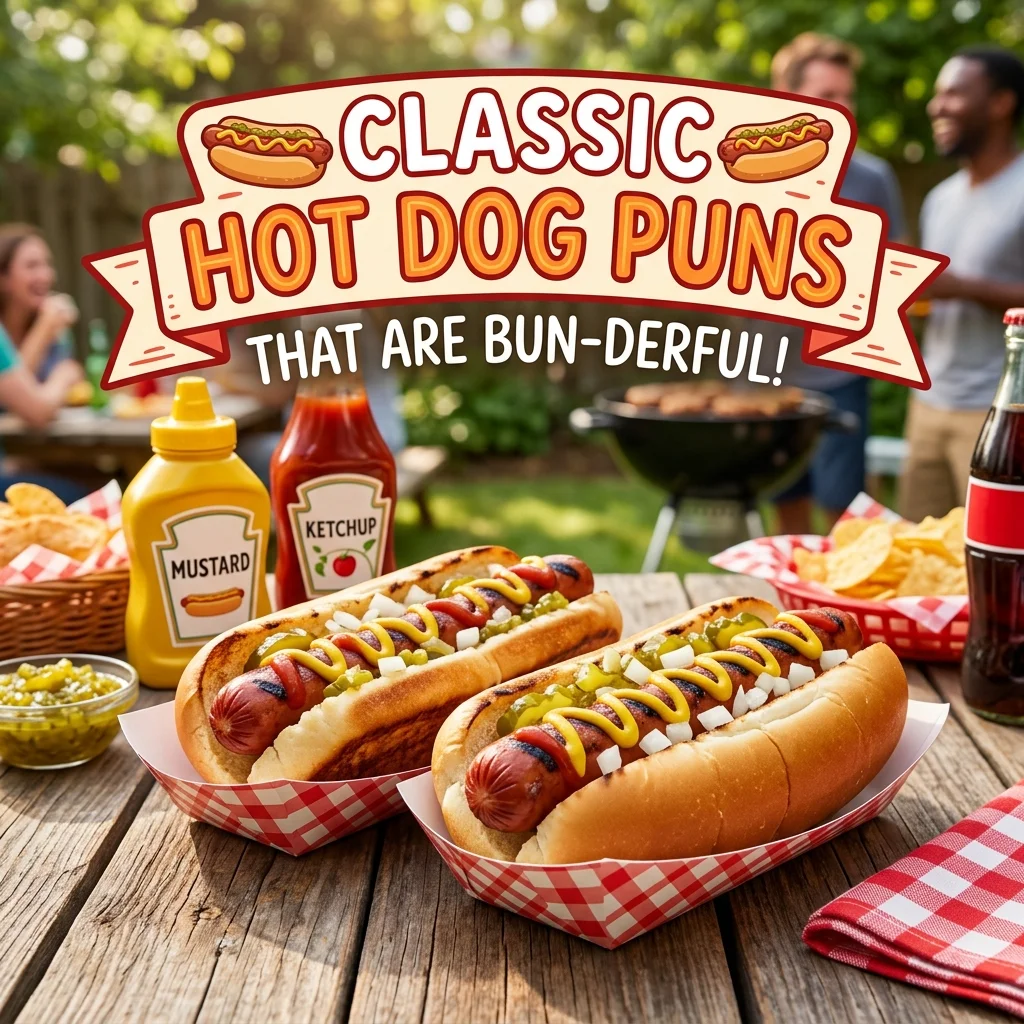 π Classic Hot Dog Puns That Are Bun-derful