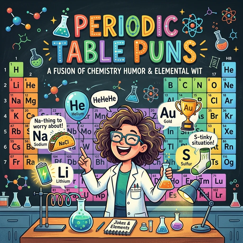 🧪 Periodic Table Puns