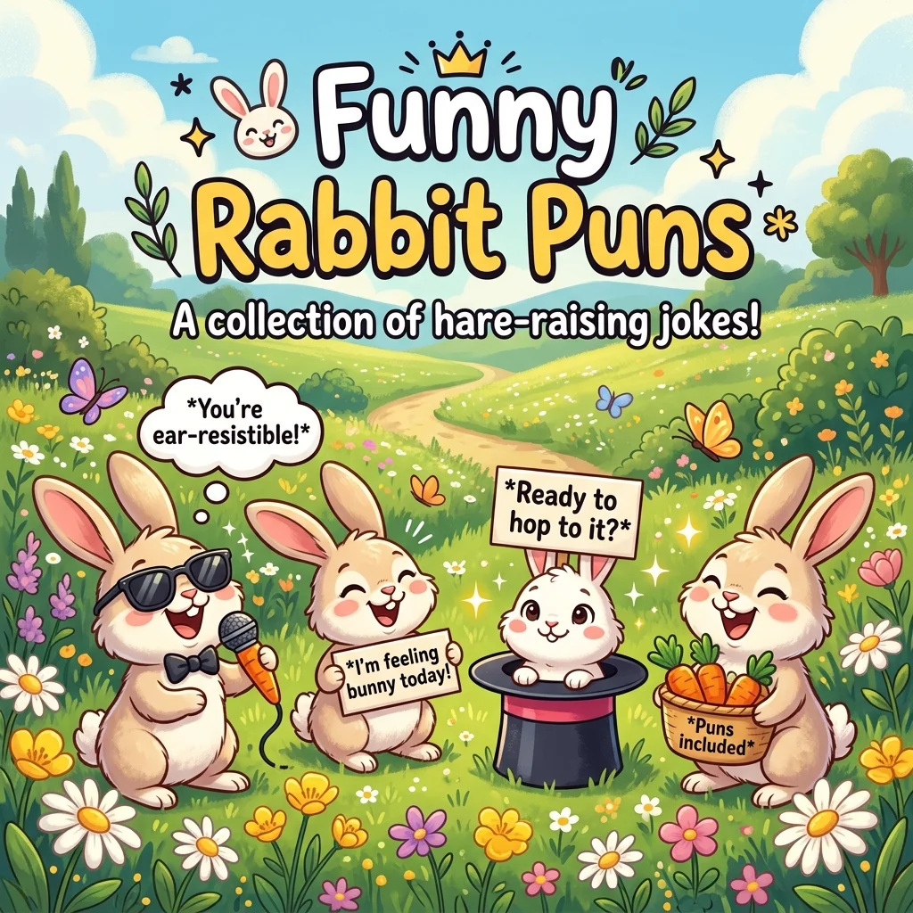 π Funny Rabbit Puns