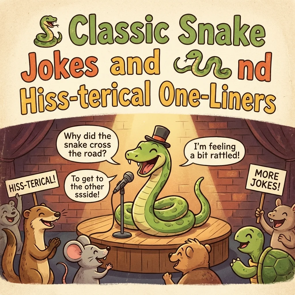 π Classic Snake Jokes and Hiss-terical One-Liners