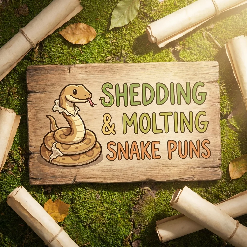 π Shedding and Molting Snake Puns
