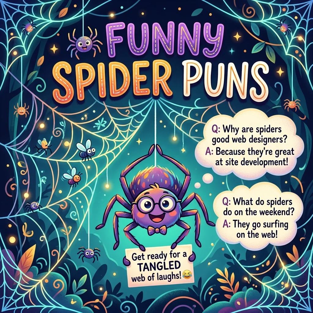 π·οΈ Funny Spider Puns