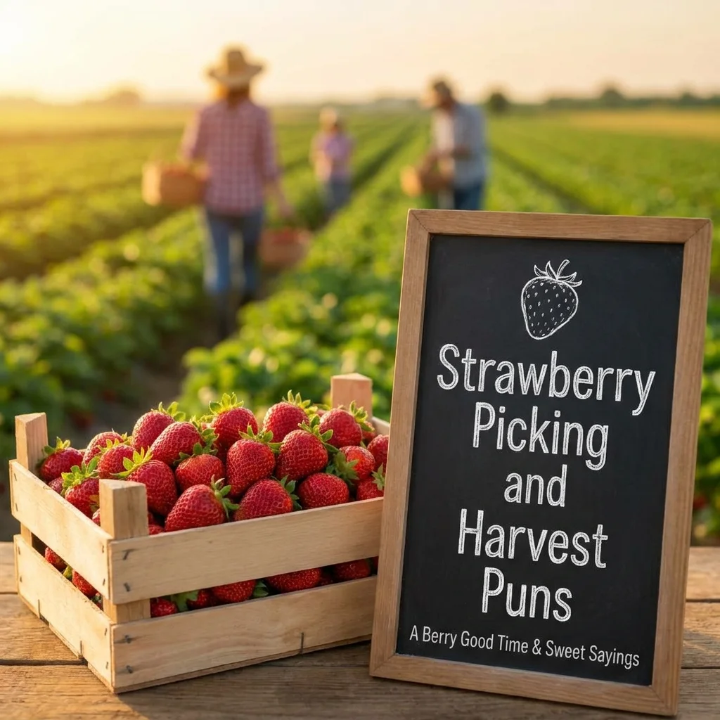 π Strawberry Picking and Harvest Puns