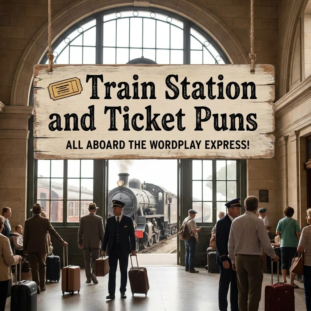 π« Train Station and Ticket Puns