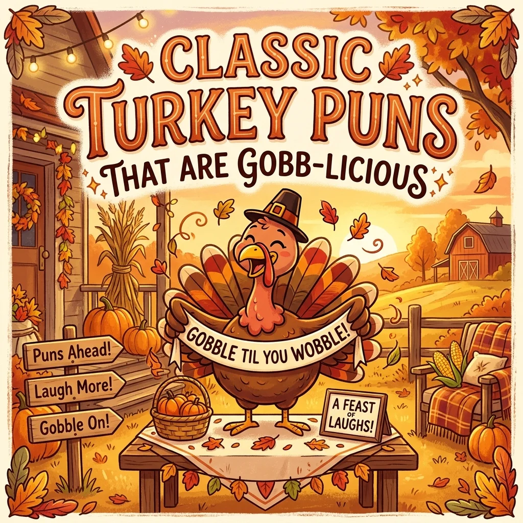 π¦ Classic Turkey Puns That Are Gobb-licious