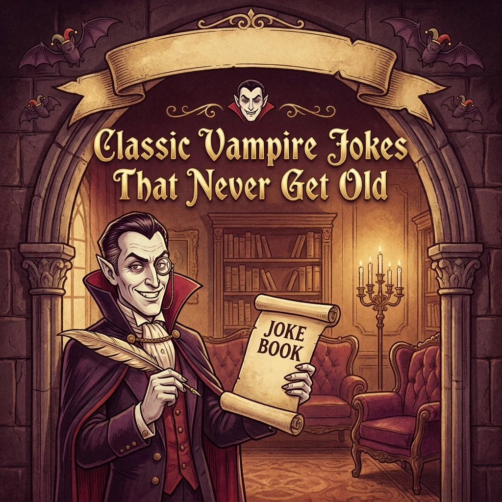 🧛 Classic Vampire Jokes That Never Get Old
