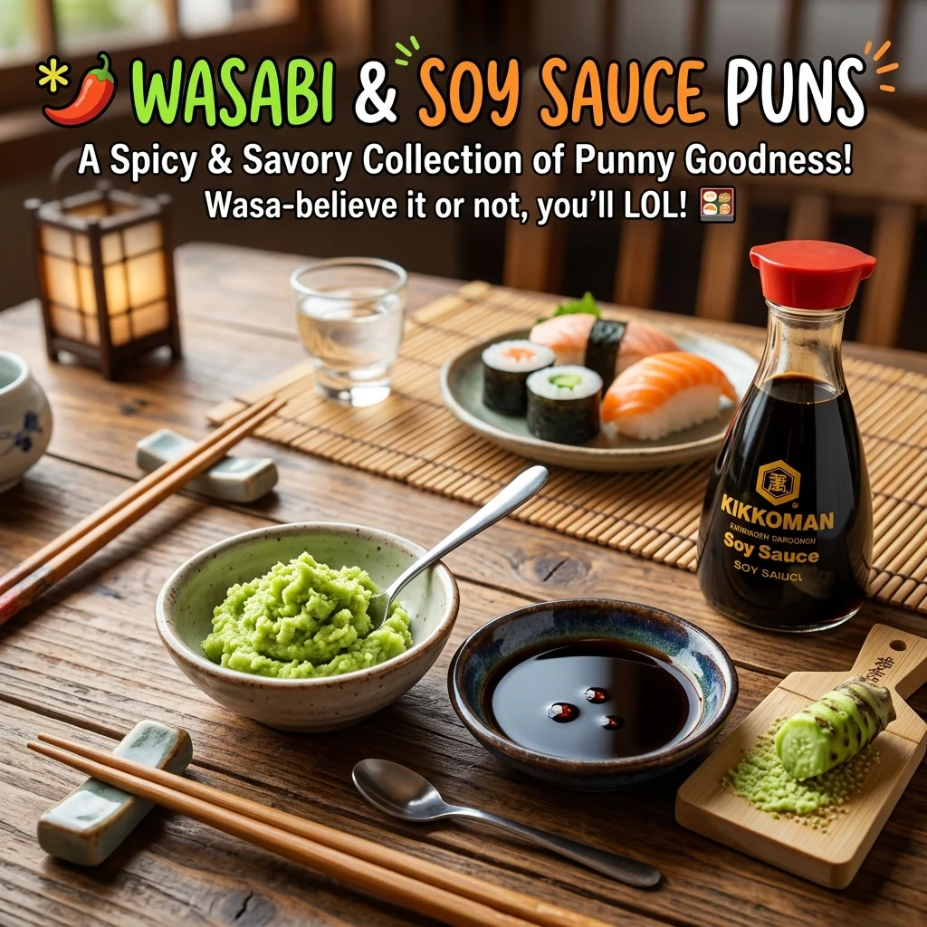 πΆοΈ Wasabi and Soy Sauce Puns