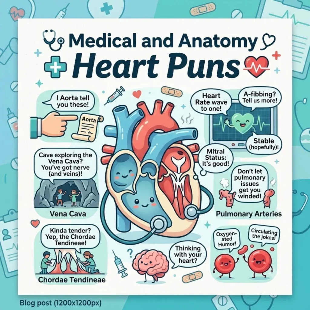 🩺 Medical and Anatomy Heart Puns